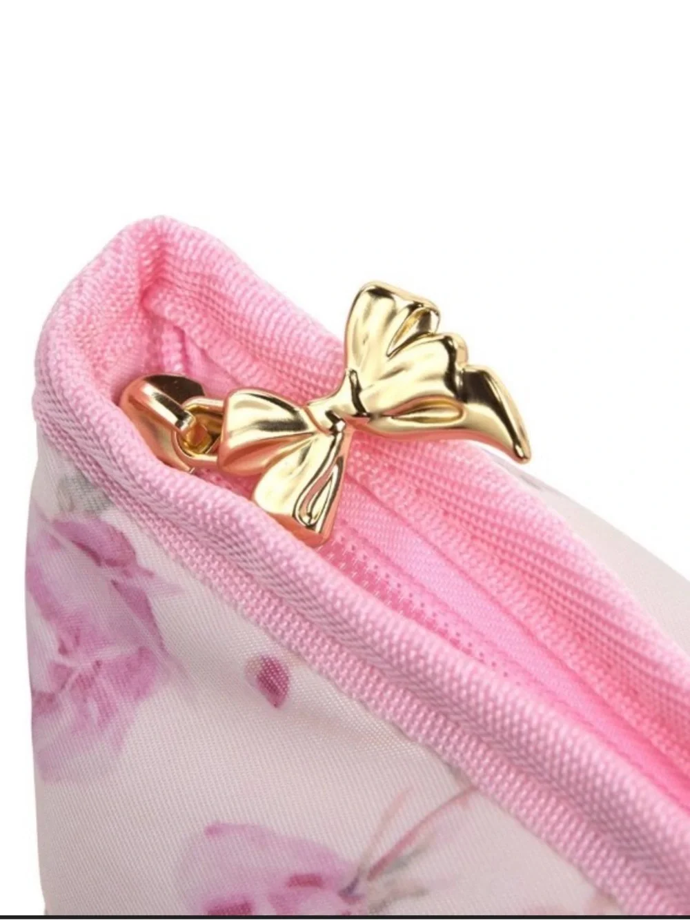 LoveShackFancy x Target Quilted Floral Tote Ribbon Rosa Sterling Dusk Pink